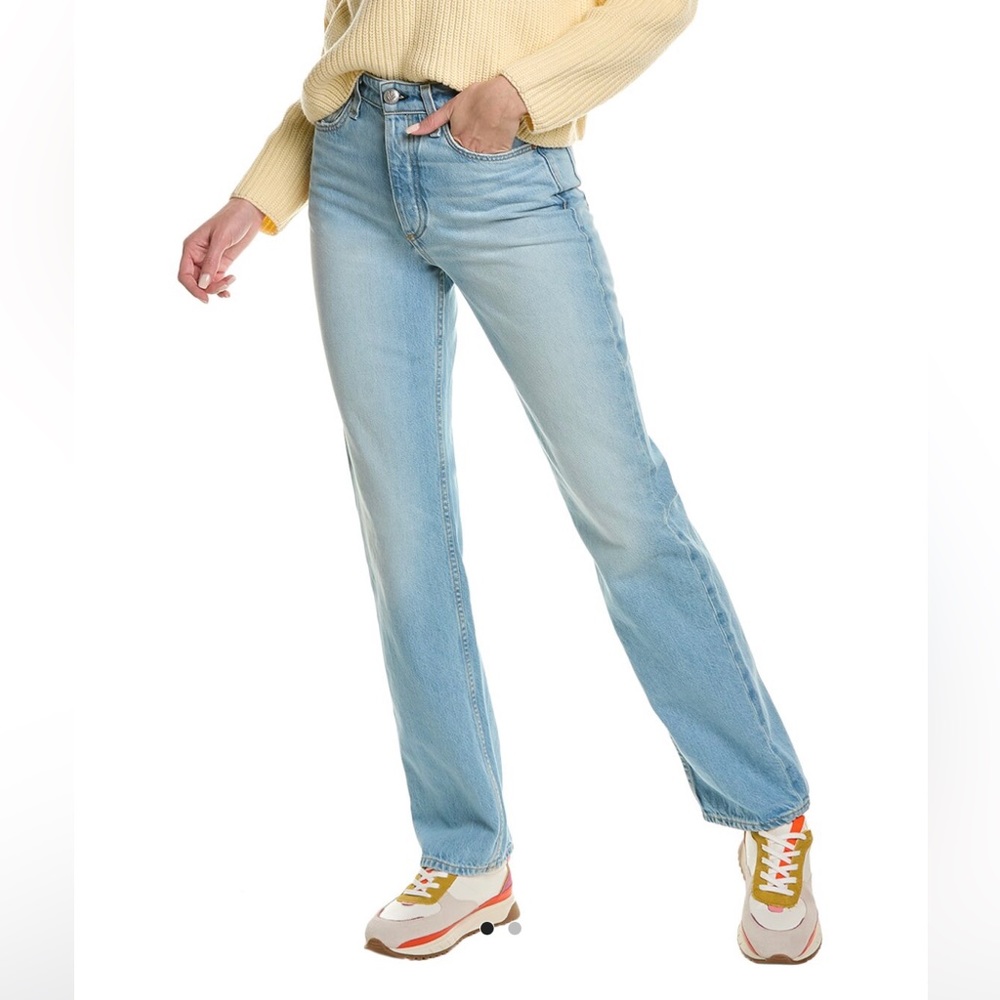 Alex high rise straight jeans